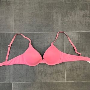 Victoria’s Secret pink, push-up bra